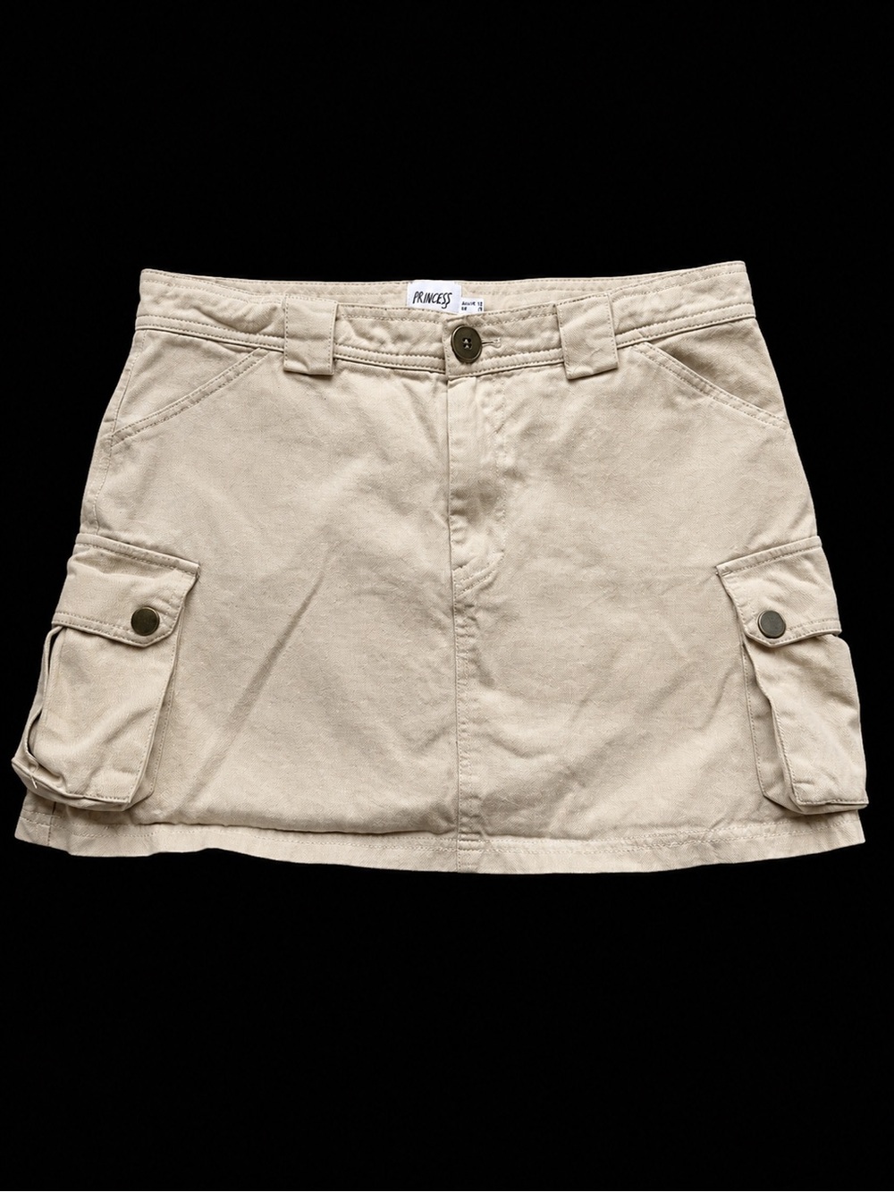 Princess Polly Tan Cargo Mini Skirt